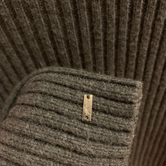 Tommy Hilfiger women grey fur cardigan - Picture 4 of 8